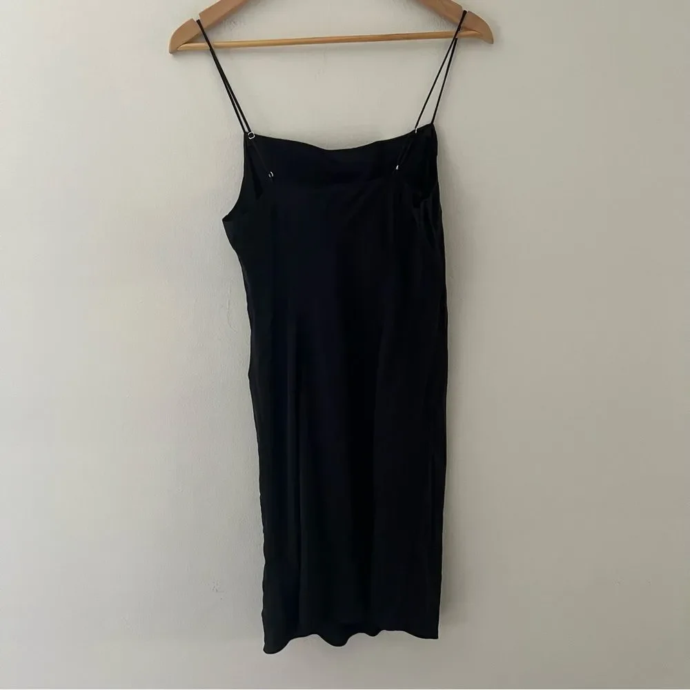 J Crew Collection NWOT Slip Dress Black Size 8